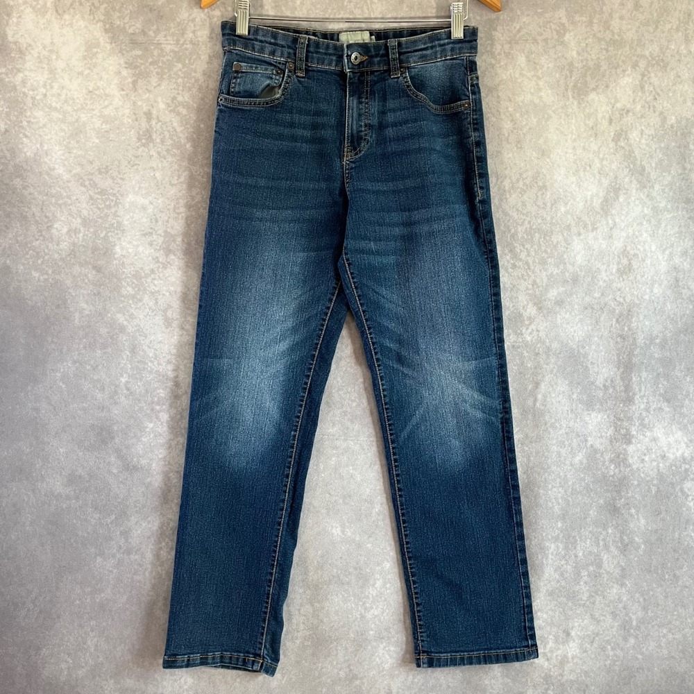Lucky Brand Classic Straight‎ Stretch Jeans Women 16 Blue Indigo Denim Casual